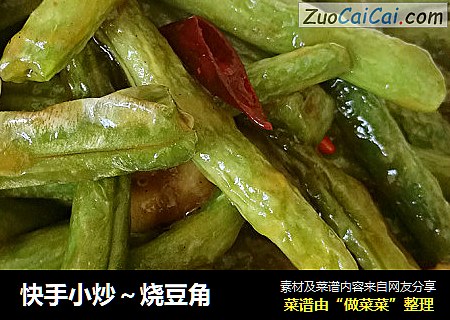 快手小炒～烧豆角