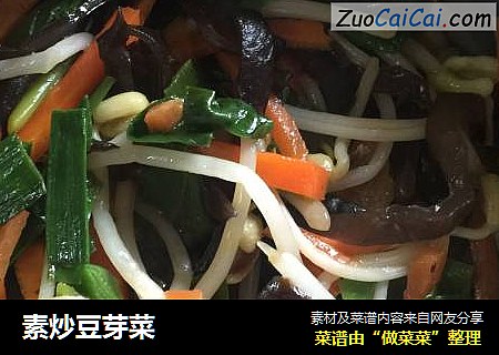 素炒豆芽菜