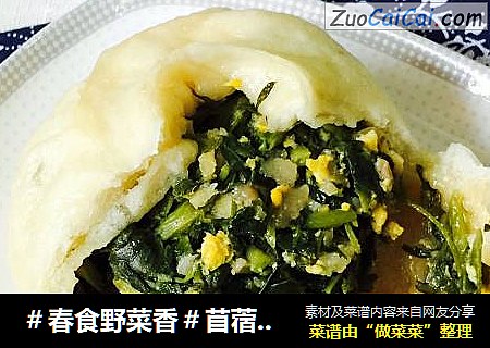 ＃春食野菜香＃苜蓿包子