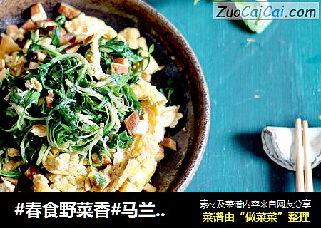 #春食野菜香#马兰头小炒