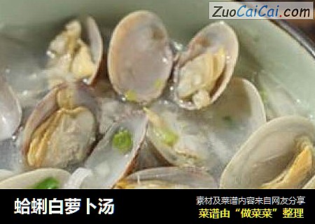 蛤蜊白萝卜汤