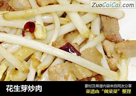 花生芽炒肉