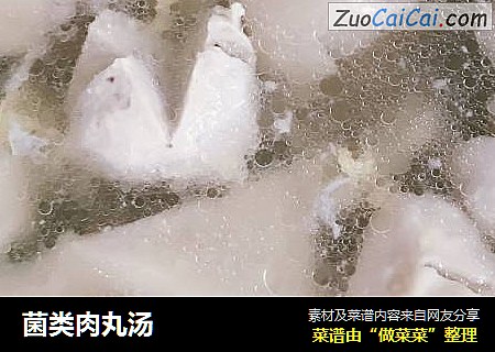 菌类肉丸汤