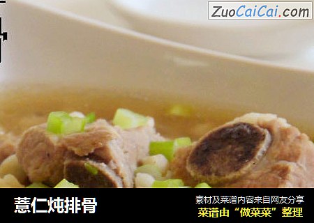 薏仁炖排骨