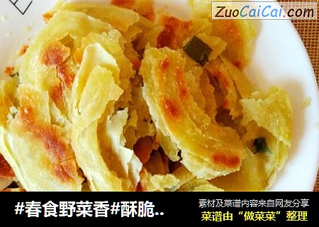 #春食野菜香#酥脆葱花饼