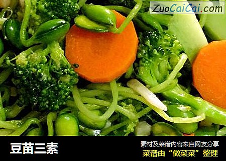 豆苗三素