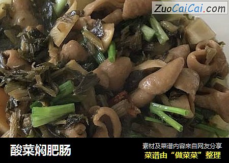 酸菜焖肥肠