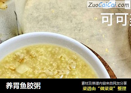 养胃鱼胶粥