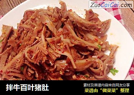 拌牛百叶猪肚