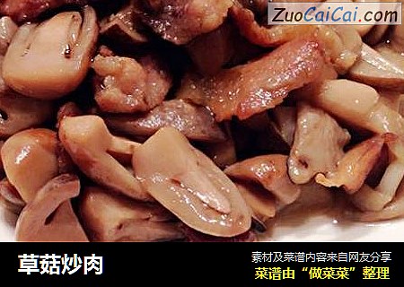 草菇炒肉