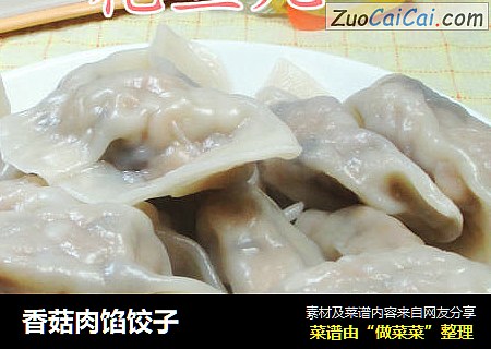 香菇肉馅饺子