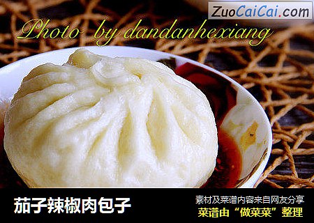 茄子辣椒肉包子