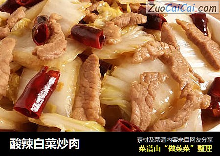 酸辣白菜炒肉