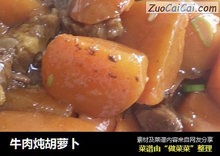 牛肉炖胡萝卜