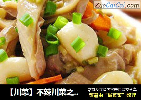 【川菜】不辣川菜之三—大蒜烧肚条