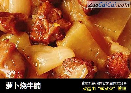 萝卜烧牛腩