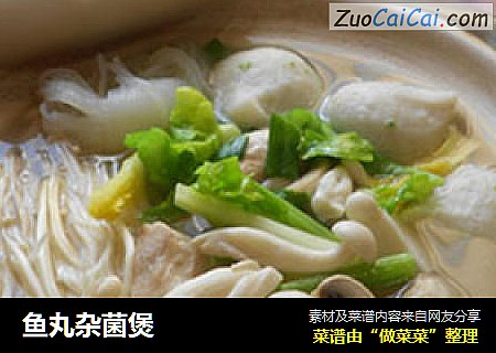 鱼丸杂菌煲