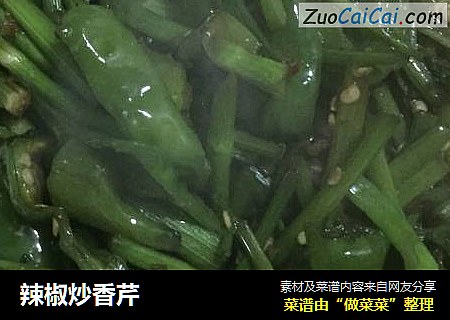 辣椒炒香芹