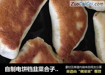 自制电饼铛韭菜合子~超好吃