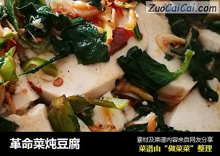 革命菜炖豆腐