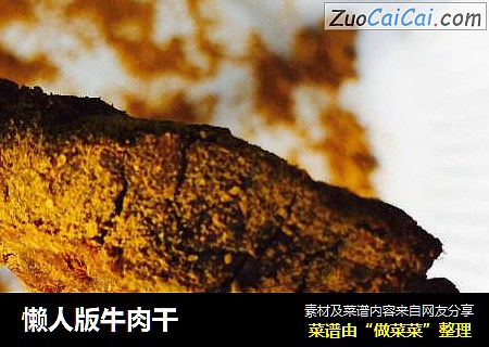 懒人版牛肉干