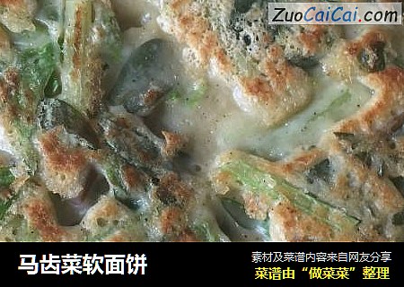 马齿菜软面饼