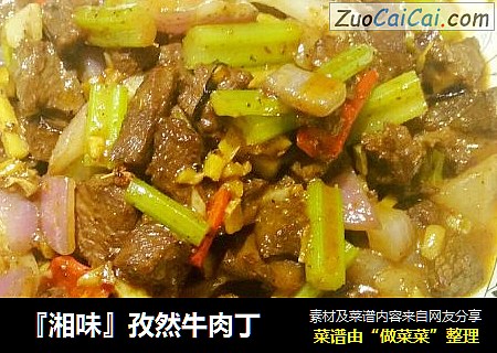 『湘味』孜然牛肉丁