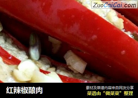 红辣椒酿肉