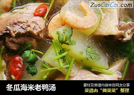 冬瓜海米老鸭汤