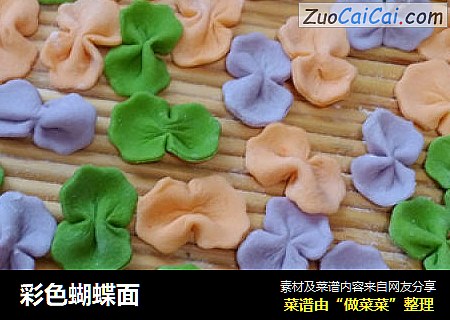 彩色蝴蝶面