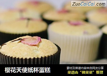 樱花天使纸杯蛋糕