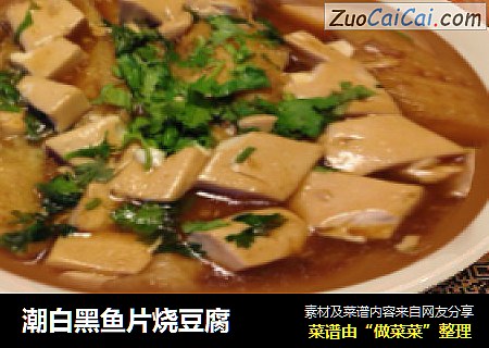 潮白黑鱼片烧豆腐