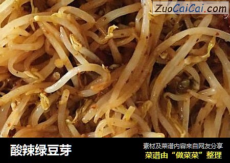 酸辣绿豆芽