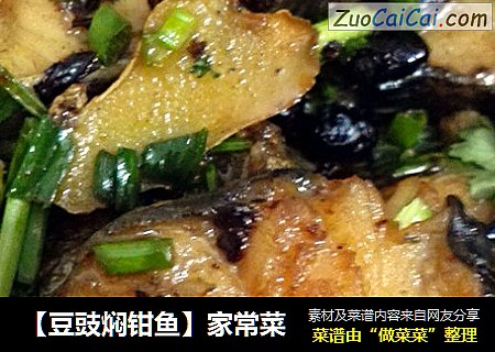 【豆豉焖钳鱼】家常菜