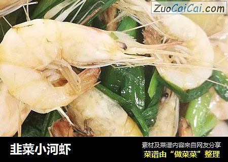 韭菜小河虾