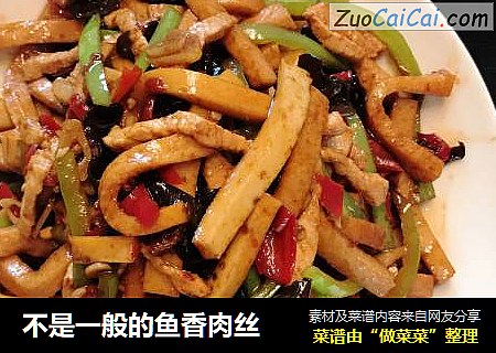 不是一般的鱼香肉丝