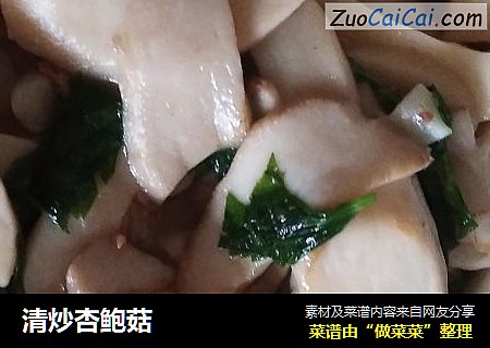 清炒杏鲍菇