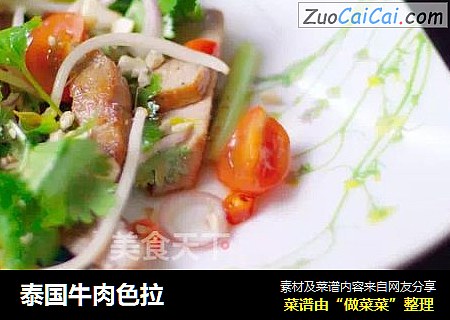 泰国牛肉色拉