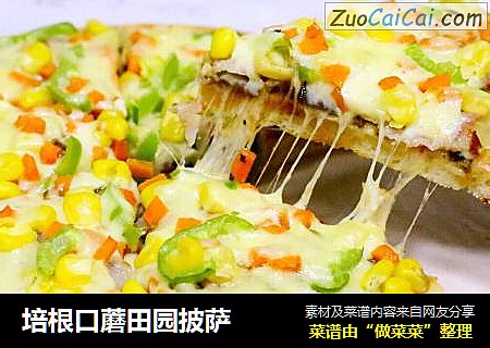 培根口蘑田园披萨