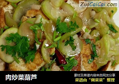 肉炒菜葫芦