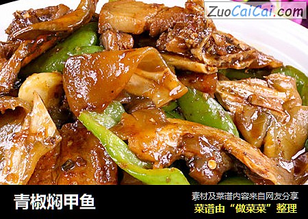 青椒焖甲鱼