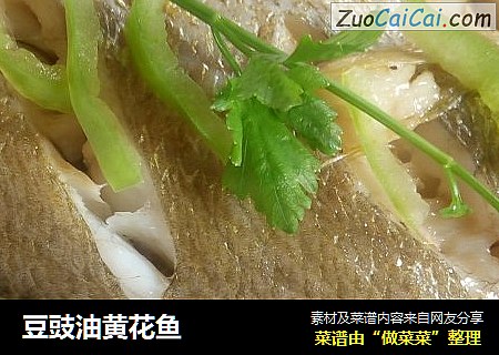 豆豉油黄花鱼