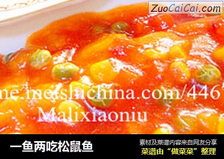 一鱼两吃松鼠鱼