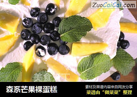 森系芒果裸蛋糕