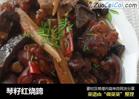 琴籽红烧蹄