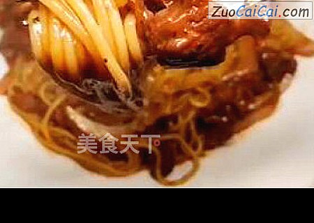 牛柳炒意面