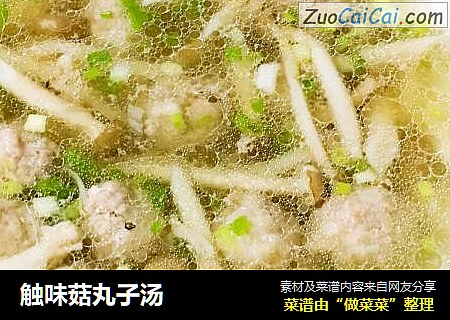 触味菇丸子汤