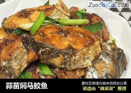 蒜苗焖马鲛鱼