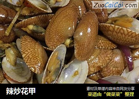 辣炒花甲