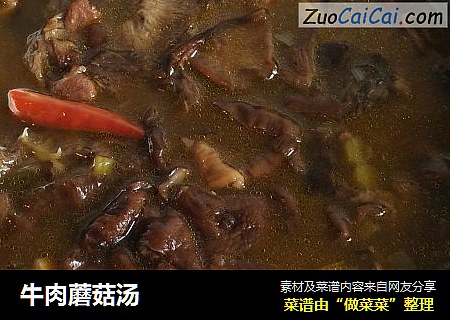牛肉蘑菇汤